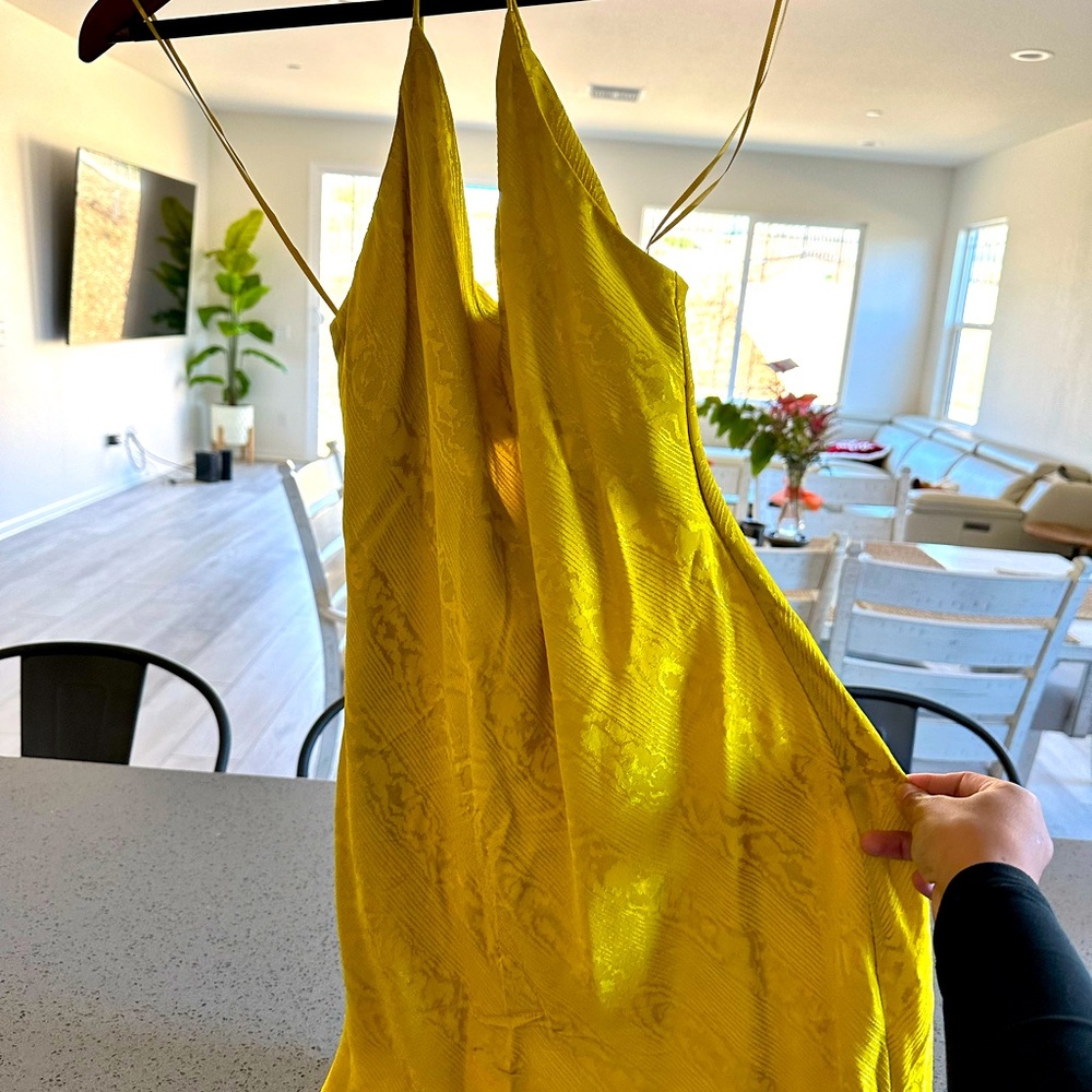 Topshop golden/ mustard dress